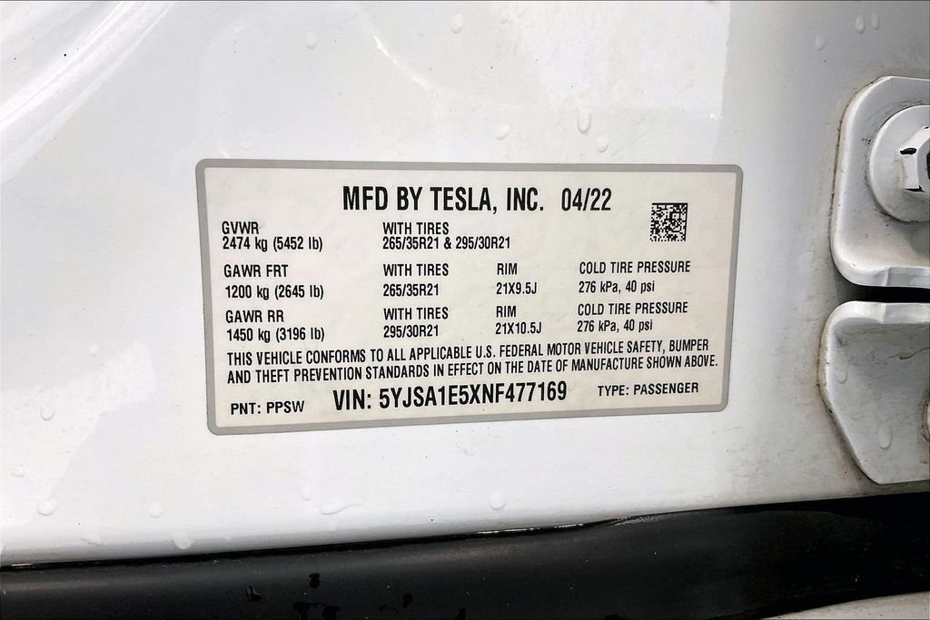 Used 2022 Tesla Model S image 31