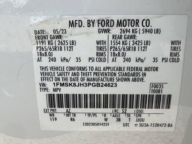 Used 2023 Ford Explorer Timberline w/ Timberline Technology Package image 33