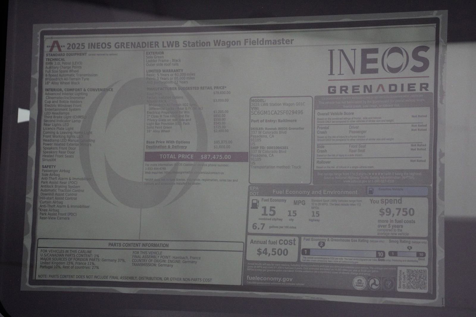 New 2025 INEOS Grenadier Fieldmaster Edition image 23