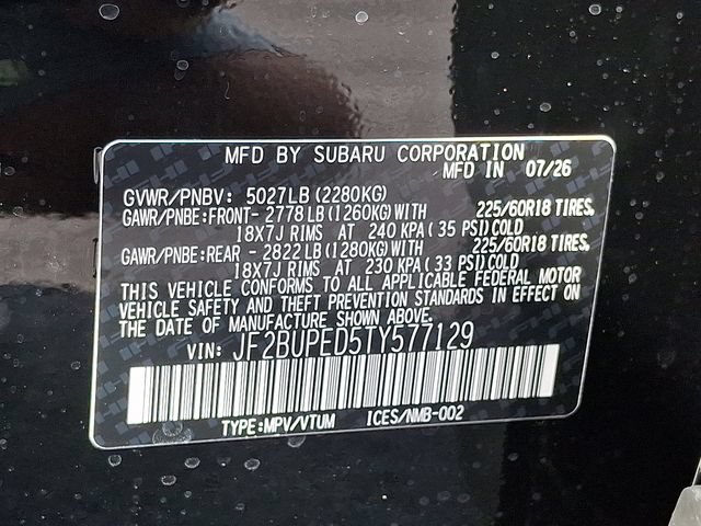 New 2026 Subaru Outback Touring AWD/4WD image 21
