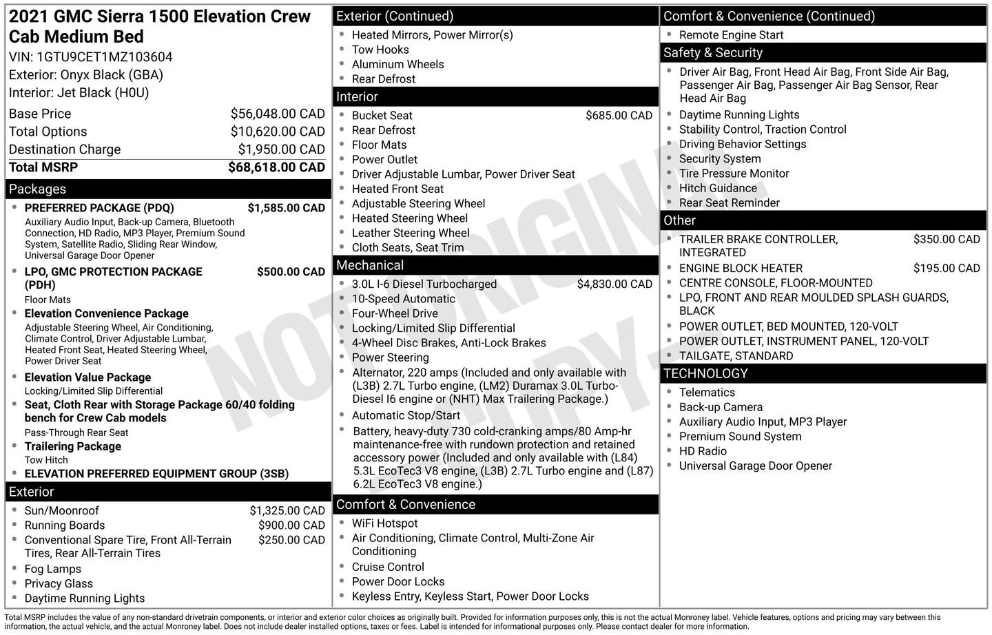 Used 2021 GMC Sierra 1500 Elevation w/ Preferred Package image 2