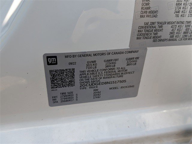 Certified 2022 Chevrolet Silverado 1500 LTZ image 26