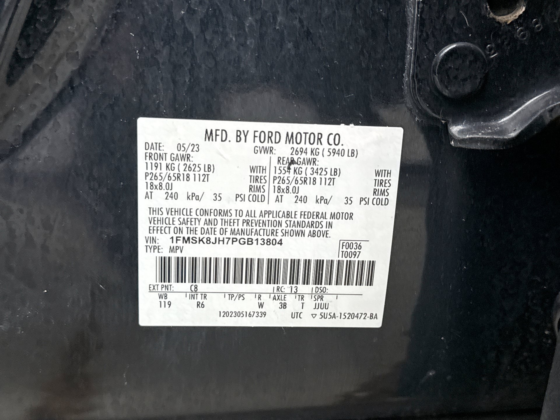 Used 2023 Ford Explorer Timberline AWD/4WD image 28