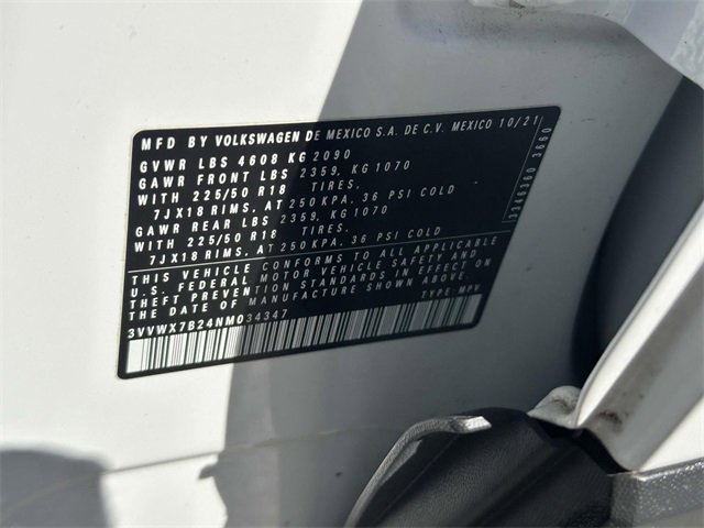 Certified 2022 Volkswagen Taos SE image 14