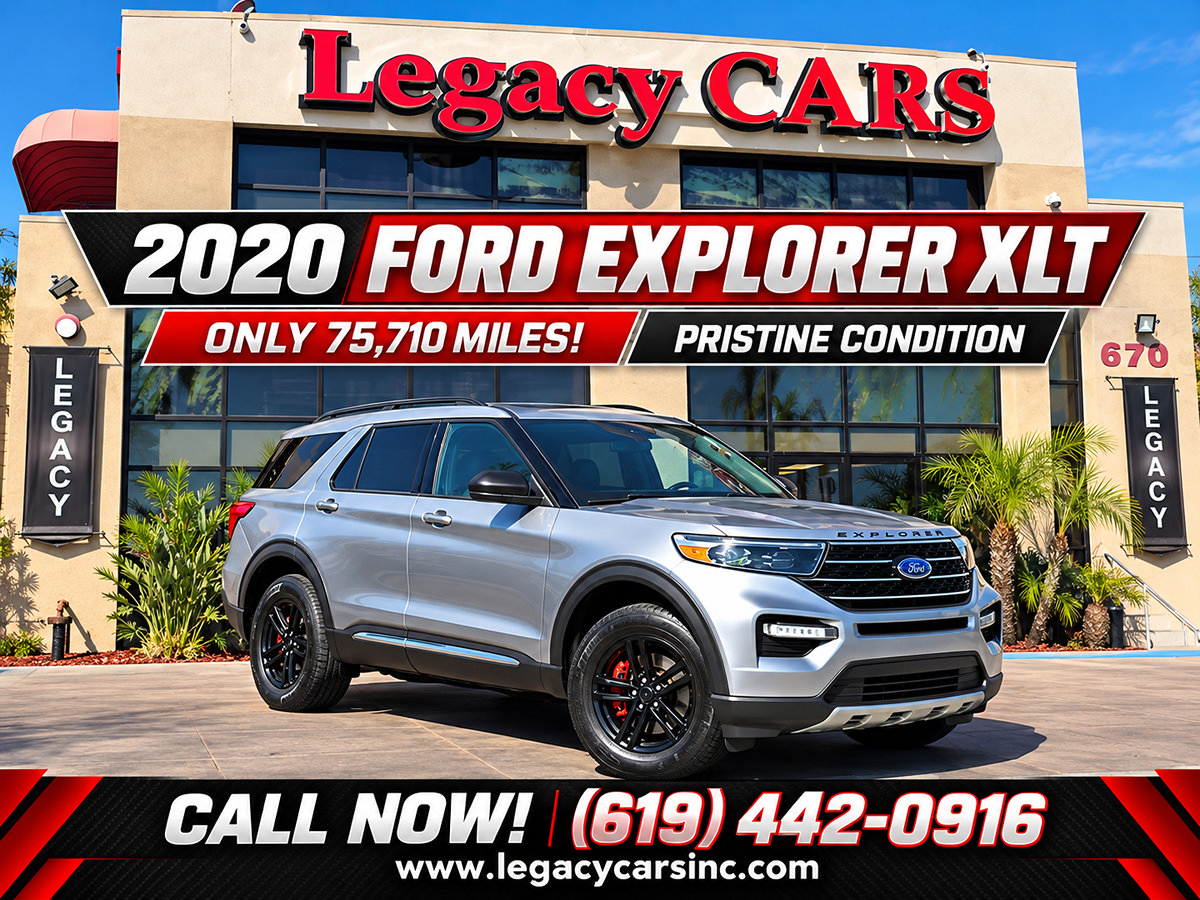 Used 2020 Ford Explorer XLT w/ Equipment Group 202A AWD/4WD image 2