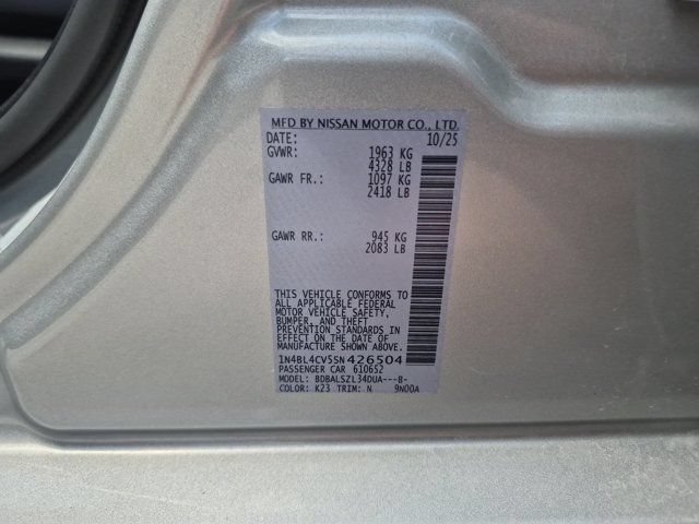 Used 2025 Nissan Altima 2.5 SR FWD image 34