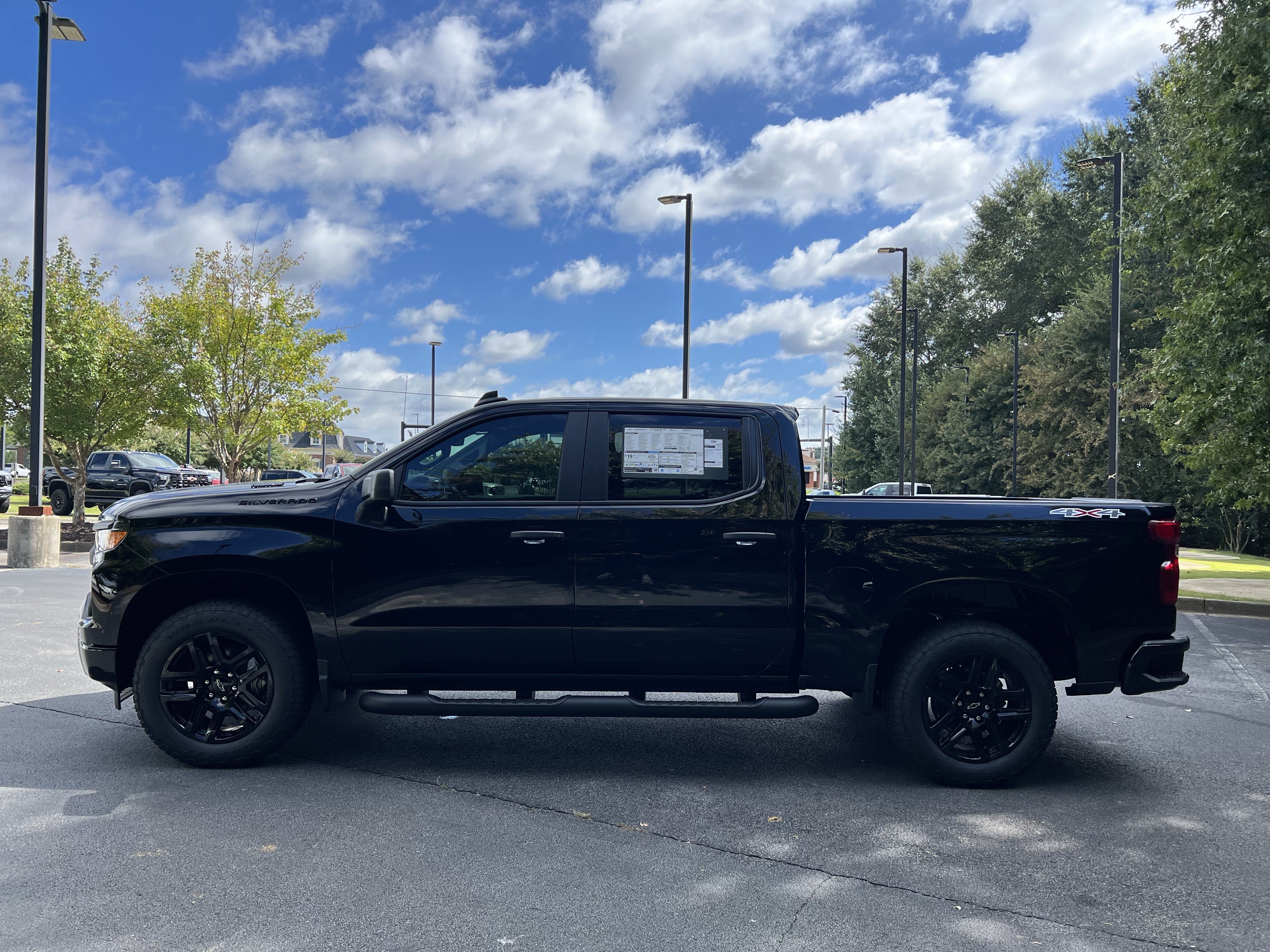 New 2026 Chevrolet Silverado 1500 Custom w/ Turbomax Blackout Package AWD/4WD image 6