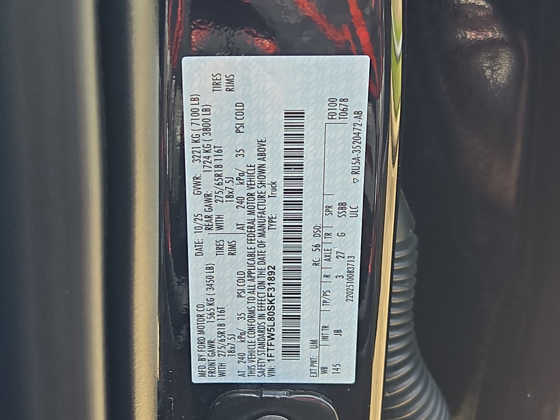 Used 2025 Ford F150 Lariat AWD/4WD image 36