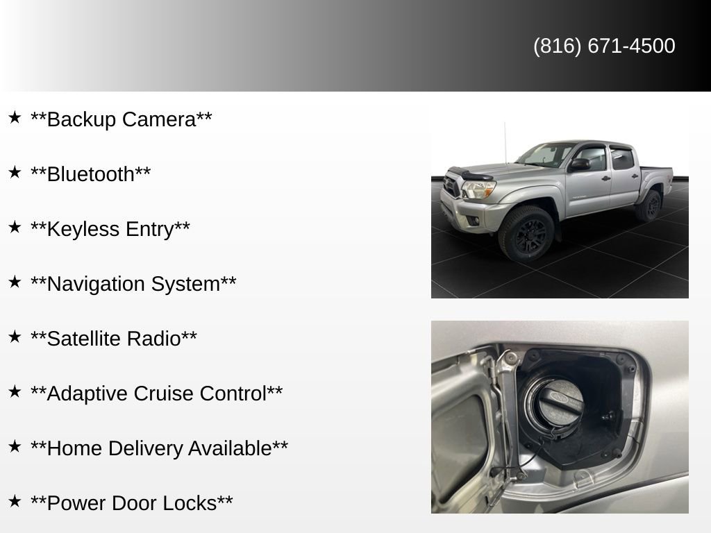 Used 2015 Toyota Tacoma PreRunner w/ SR5 Package RWD image 83