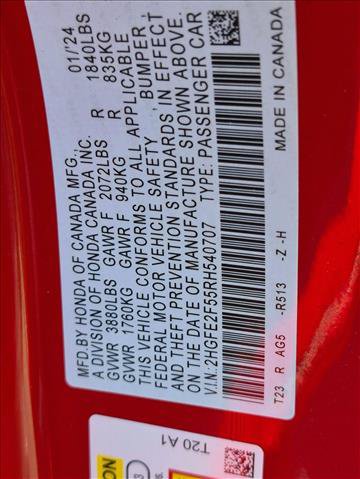 Used 2024 Honda Civic Sport image 23