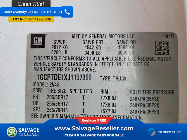 Used 2018 Chevrolet Colorado Z71 image 16