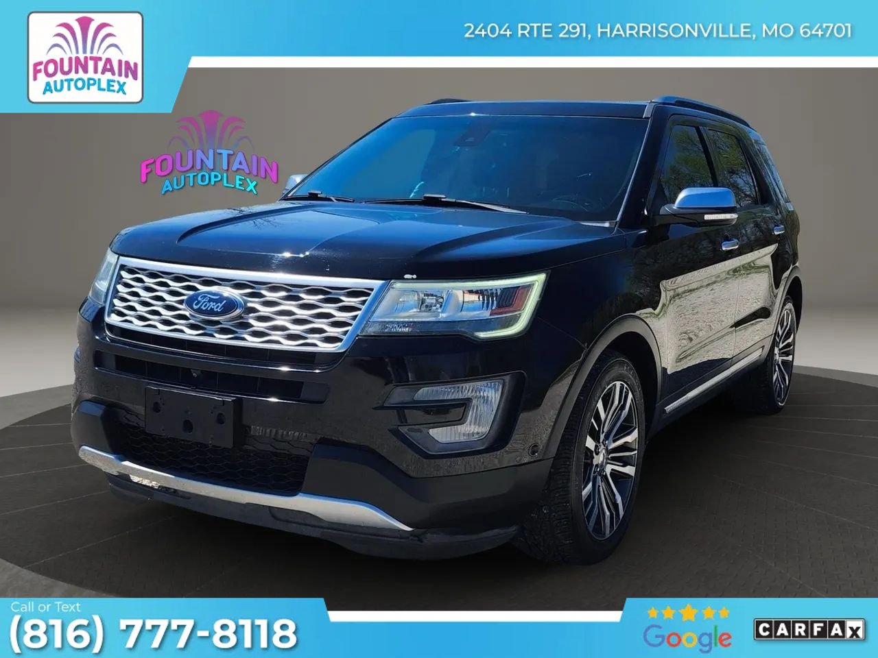 Used 2017 Ford Explorer Platinum image 1