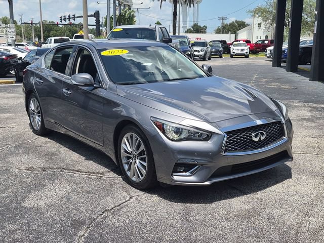 Used 2022 INFINITI Q50 Luxe w/ Cargo Package RWD image 3