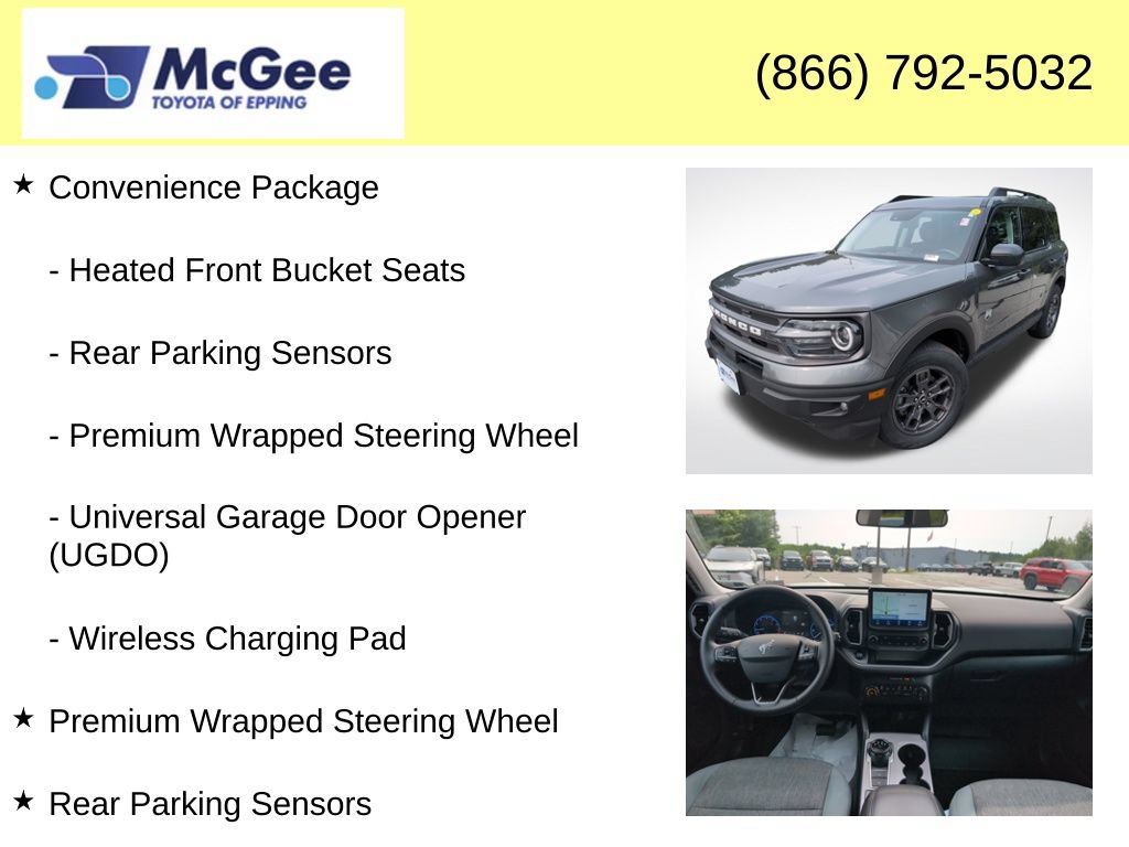 Used 2024 Ford Bronco Sport Big Bend w/ Convenience Package AWD/4WD image 16