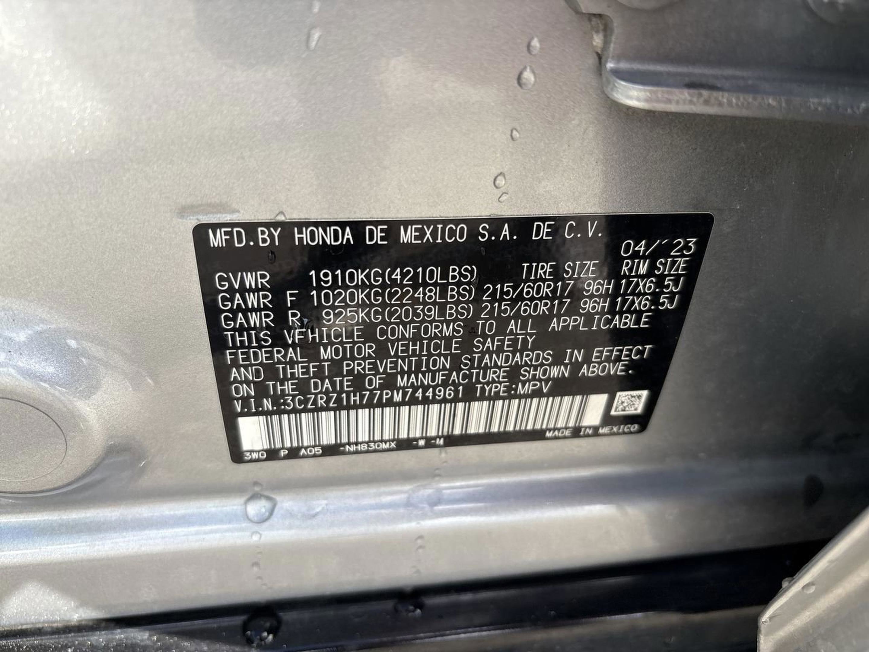 Used 2023 Honda HR-V EX-L image 25