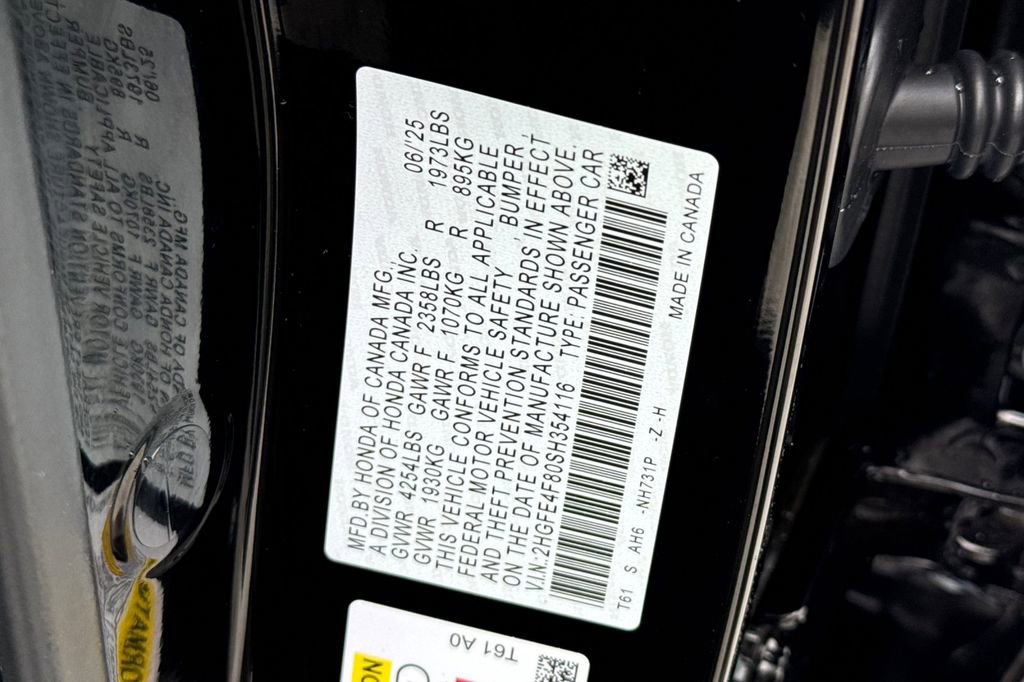 Certified 2025 Honda Civic Sport image 26