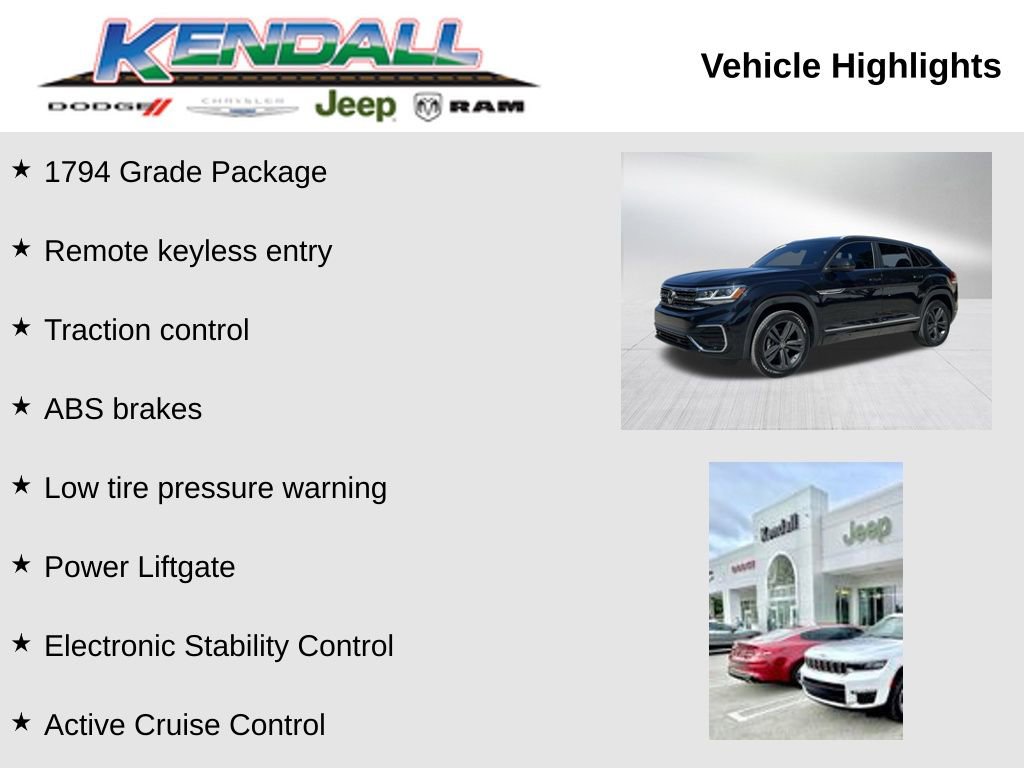 Used 2020 Volkswagen Atlas Cross Sport SE w/ Towing Package image 3