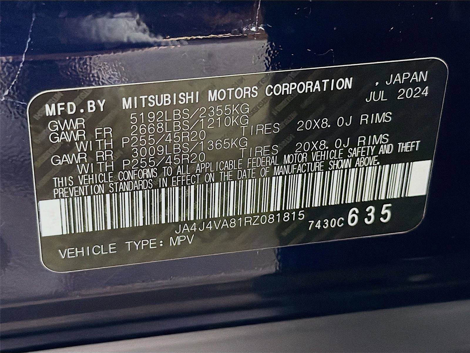 Used 2024 Mitsubishi Outlander SE AWD/4WD image 34
