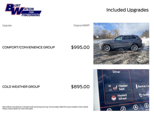 Used 2019 Jeep Cherokee Latitude Plus w/ Comfort/Convenience Group image 3