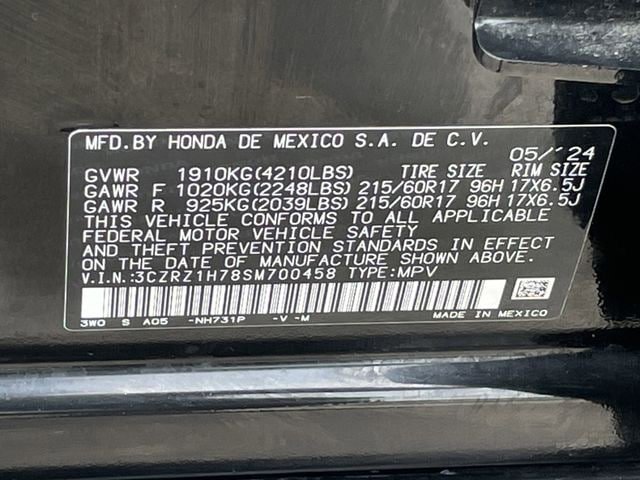 Certified 2025 Honda HR-V EX-L image 28