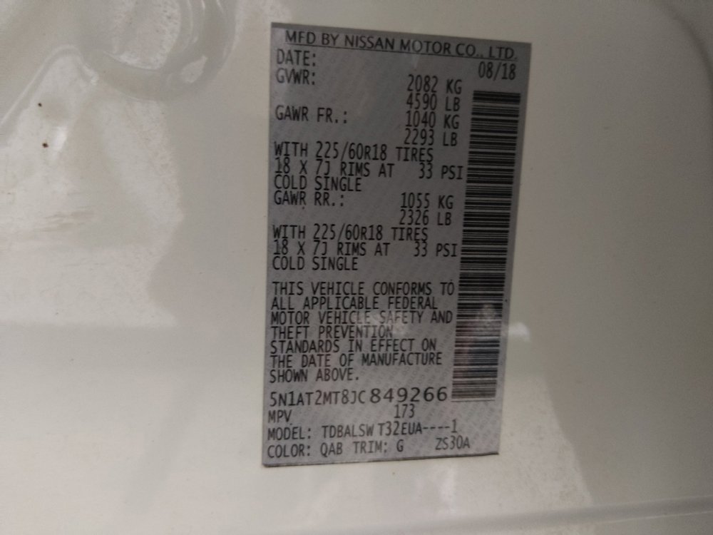 Used 2018 Nissan Rogue SL w/ Premium Package FWD image 33