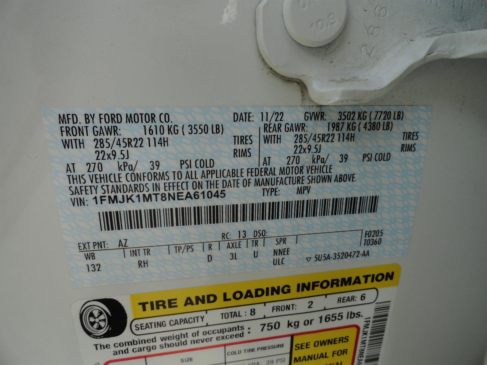 Certified 2022 Ford Expedition Max Platinum image 28