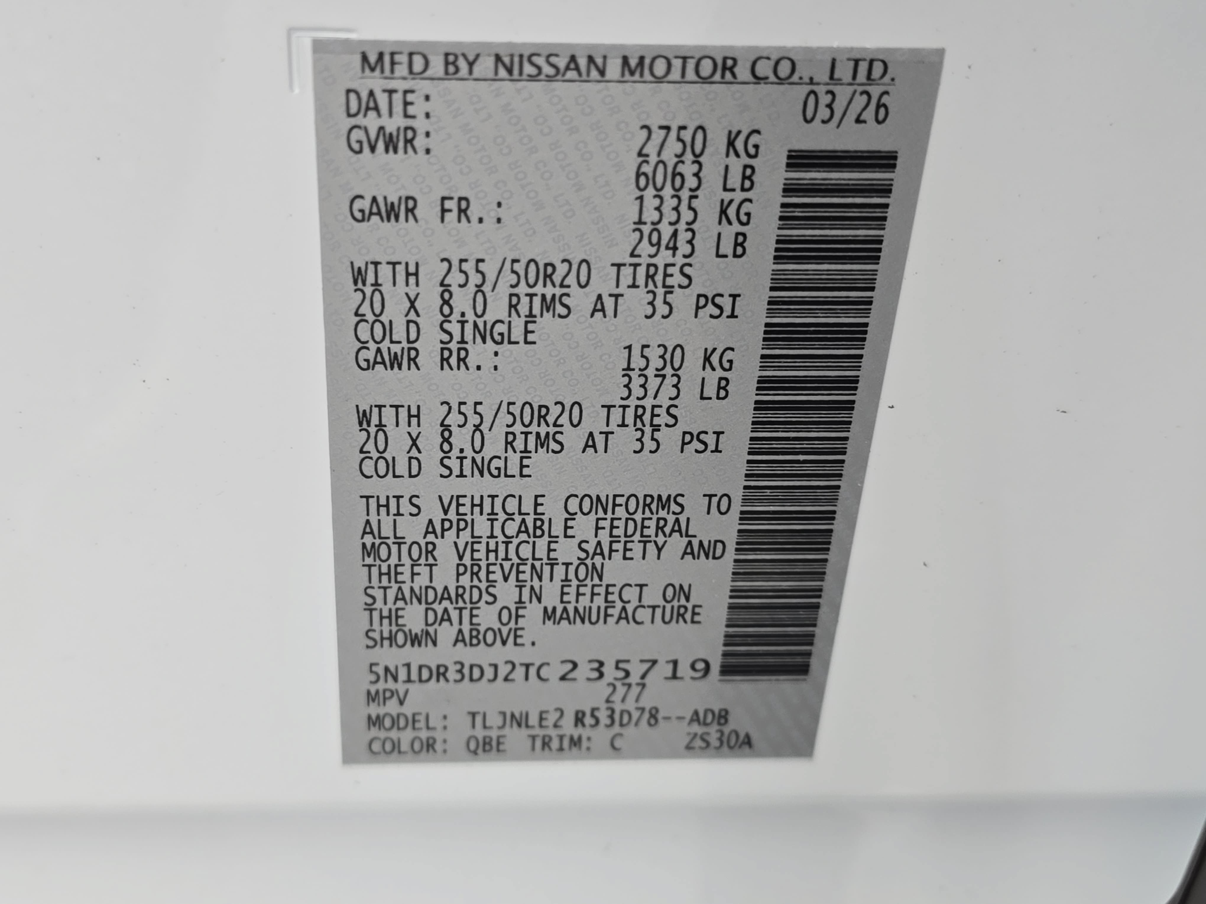 New 2026 Nissan Pathfinder Platinum w/ Cargo Package AWD/4WD image 37