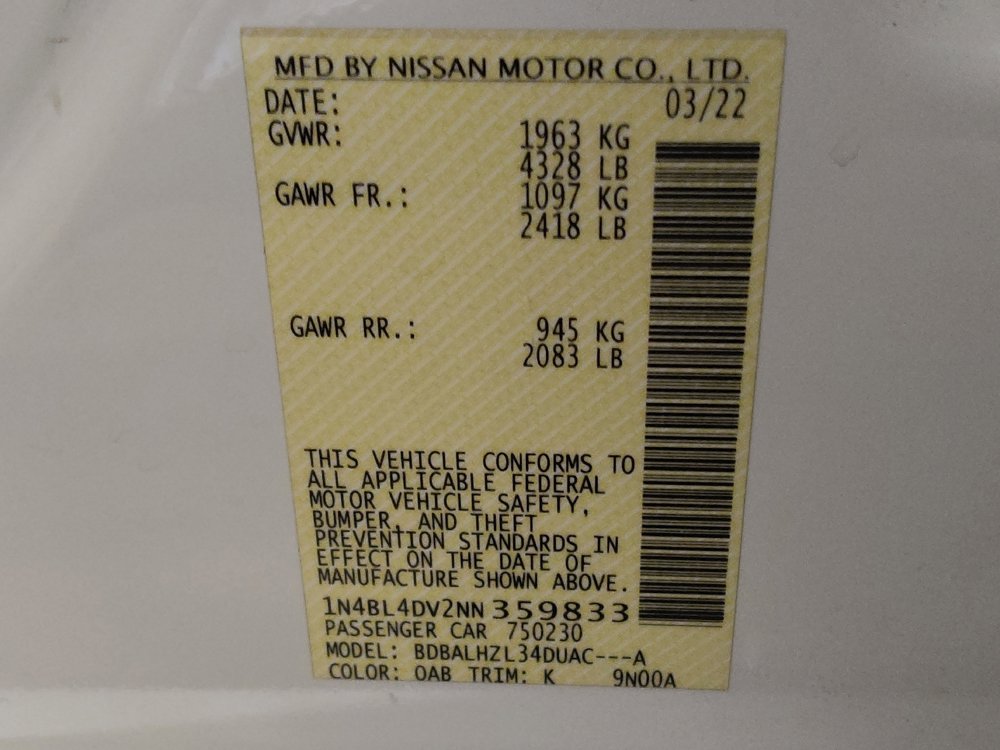 Used 2022 Nissan Altima 2.5 SV w/ SV Premium Package FWD image 33