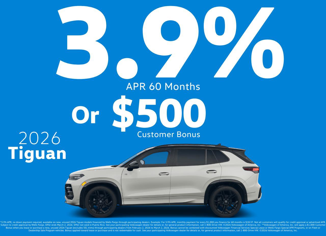 New 2026 Volkswagen Tiguan S image 3