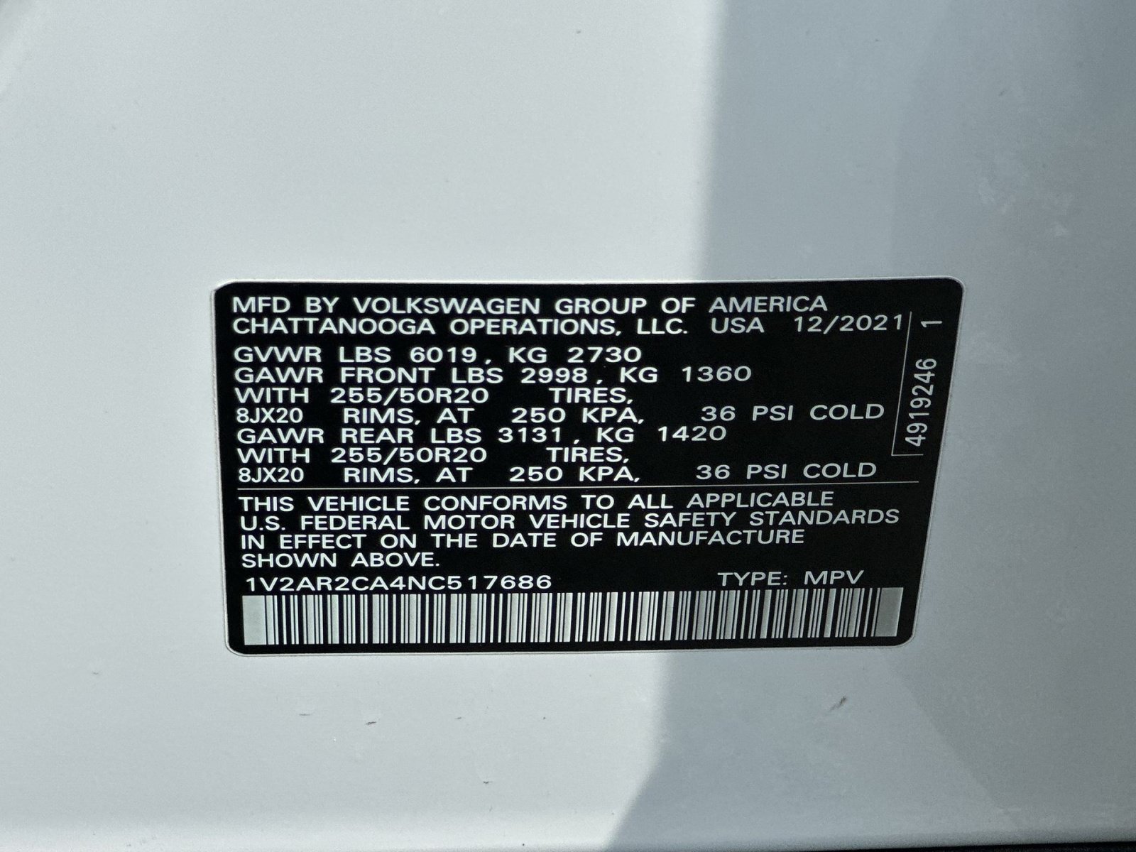 Used 2022 Volkswagen Atlas SEL R-Line AWD/4WD image 31
