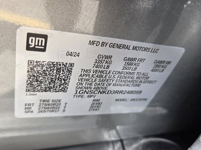 Certified 2024 Chevrolet Tahoe LT w/ Luxury Package RWD image 16