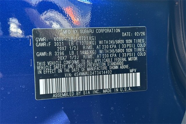 New 2026 Subaru Ascent Bronze Edition image 26