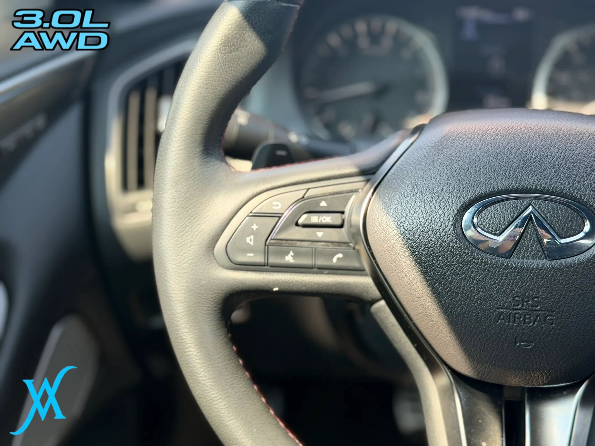 Used 2023 INFINITI Q50 Red Sport 400 w/ Black Opal Edition AWD/4WD image 31