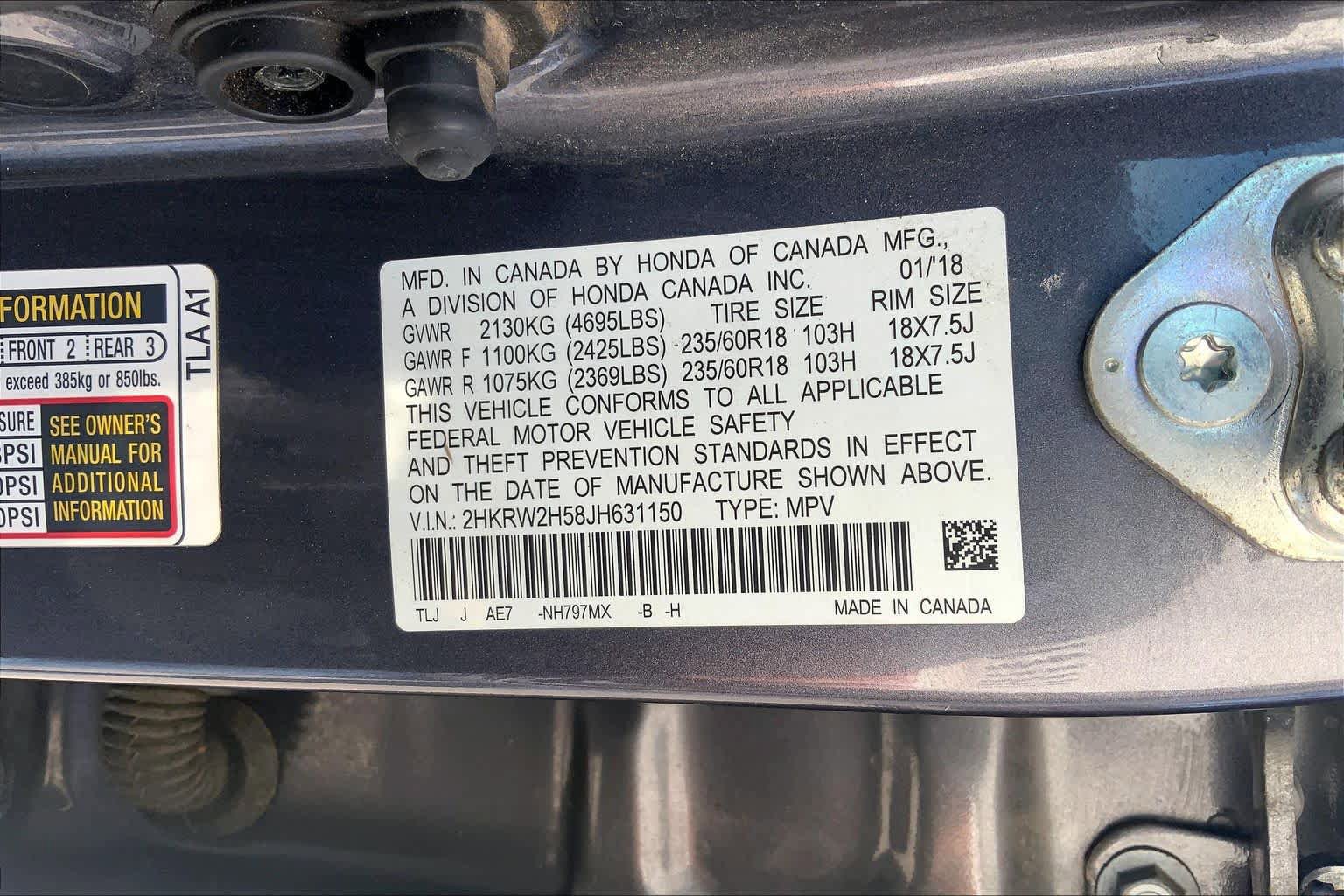 Used 2018 Honda CR-V EX image 32