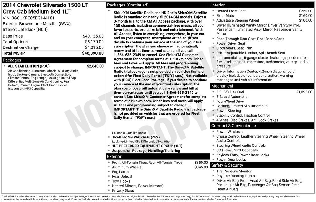 Certified 2014 Chevrolet Silverado 1500 LT w/ All Star Edition AWD/4WD image 41