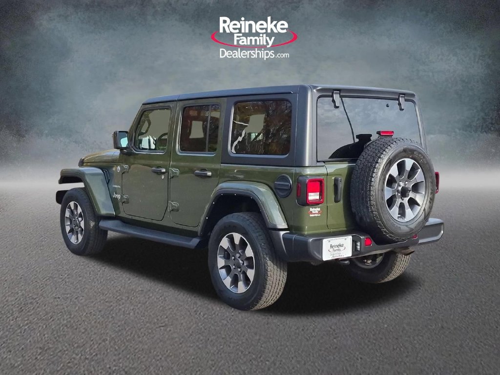 Used 2021 Jeep Wrangler Unlimited Sahara w/ Uconnect 4C Nav & Sound Group AWD/4WD image 9