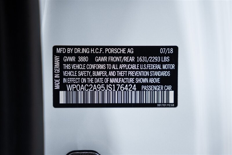 Used 2018 Porsche 911 GT3 RWD image 28
