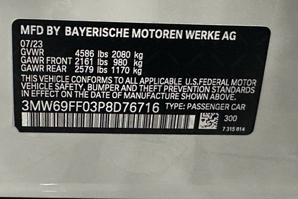 Used 2023 BMW 330i Sedan w/ M Sport Package RWD image 37
