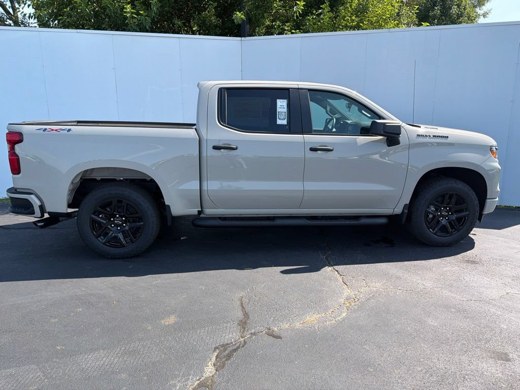New 2026 Chevrolet Silverado 1500 Custom w/ Turbomax Blackout Package AWD/4WD image 2