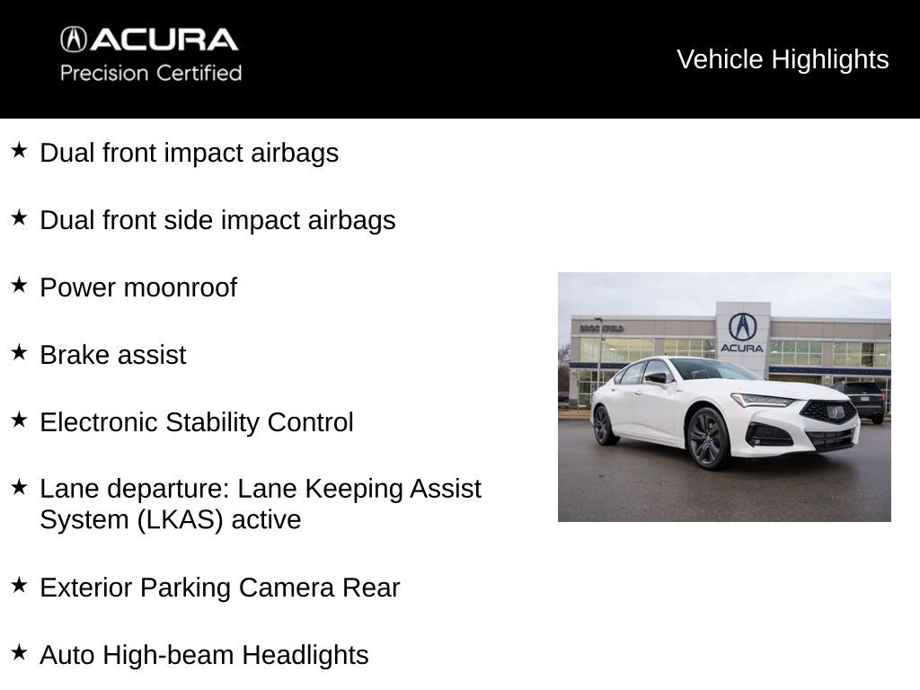 Certified 2023 Acura TLX A-Spec Package image 13