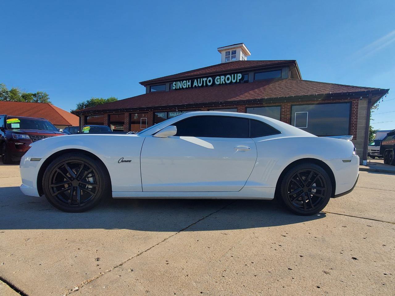 Used 2014 Chevrolet Camaro LS w/ Black Rally Stripe Package RWD image 4