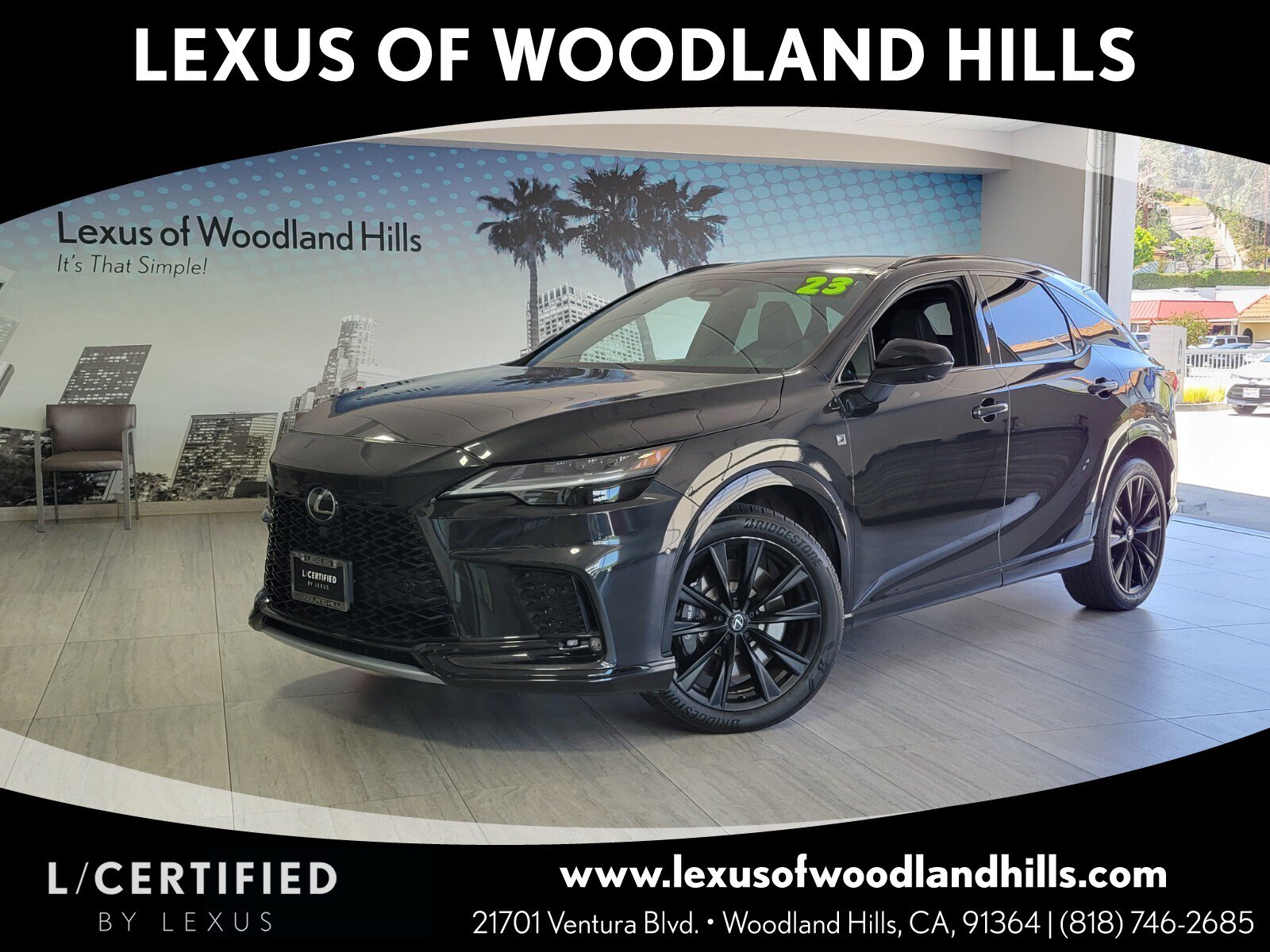 Certified 2023 Lexus RX 500h F Sport w/ Cold Area Package