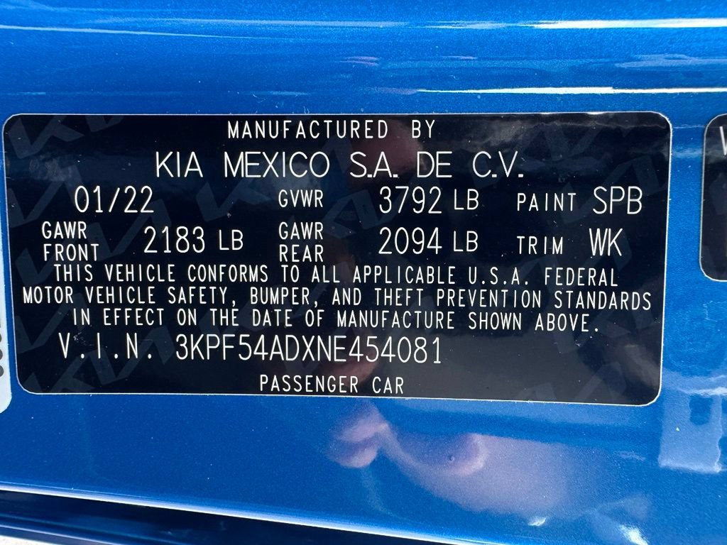 Used 2022 Kia Forte GT-Line w/ GT-Line Premium Package FWD image 42