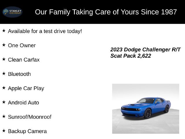 Used 2023 Dodge Challenger R/T Scat Pack w/ Plus Package RWD image 9