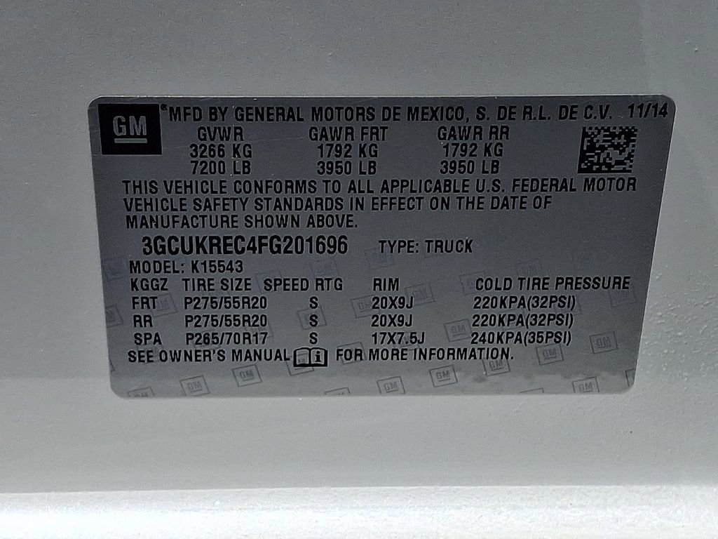 Used 2015 Chevrolet Silverado 1500 LT w/ LT Convenience Package AWD/4WD image 27