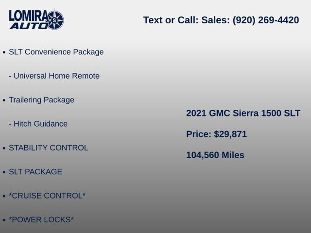 Used 2021 GMC Sierra 1500 SLT w/ SLT Convenience Package AWD/4WD image 11