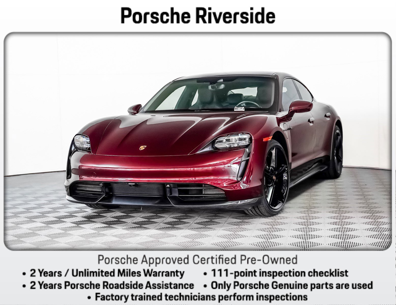 Certified 2021 Porsche Taycan Turbo S w/ Premium Package