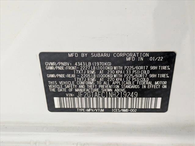 Used 2022 Subaru Crosstrek 2.0i Premium w/ Moonroof Package AWD/4WD image 23