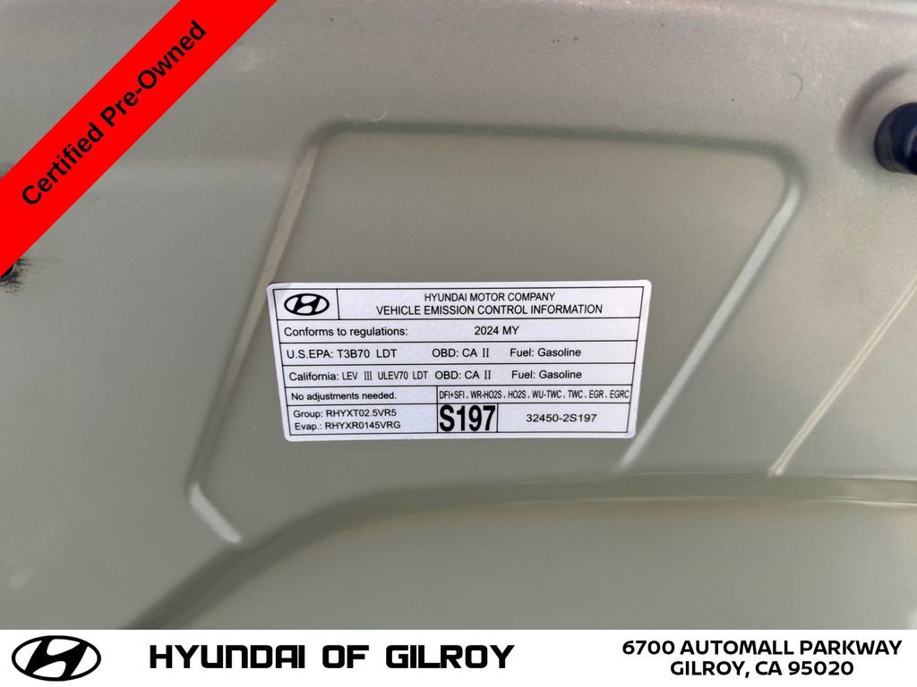 Certified 2024 Hyundai Santa Cruz SEL image 34