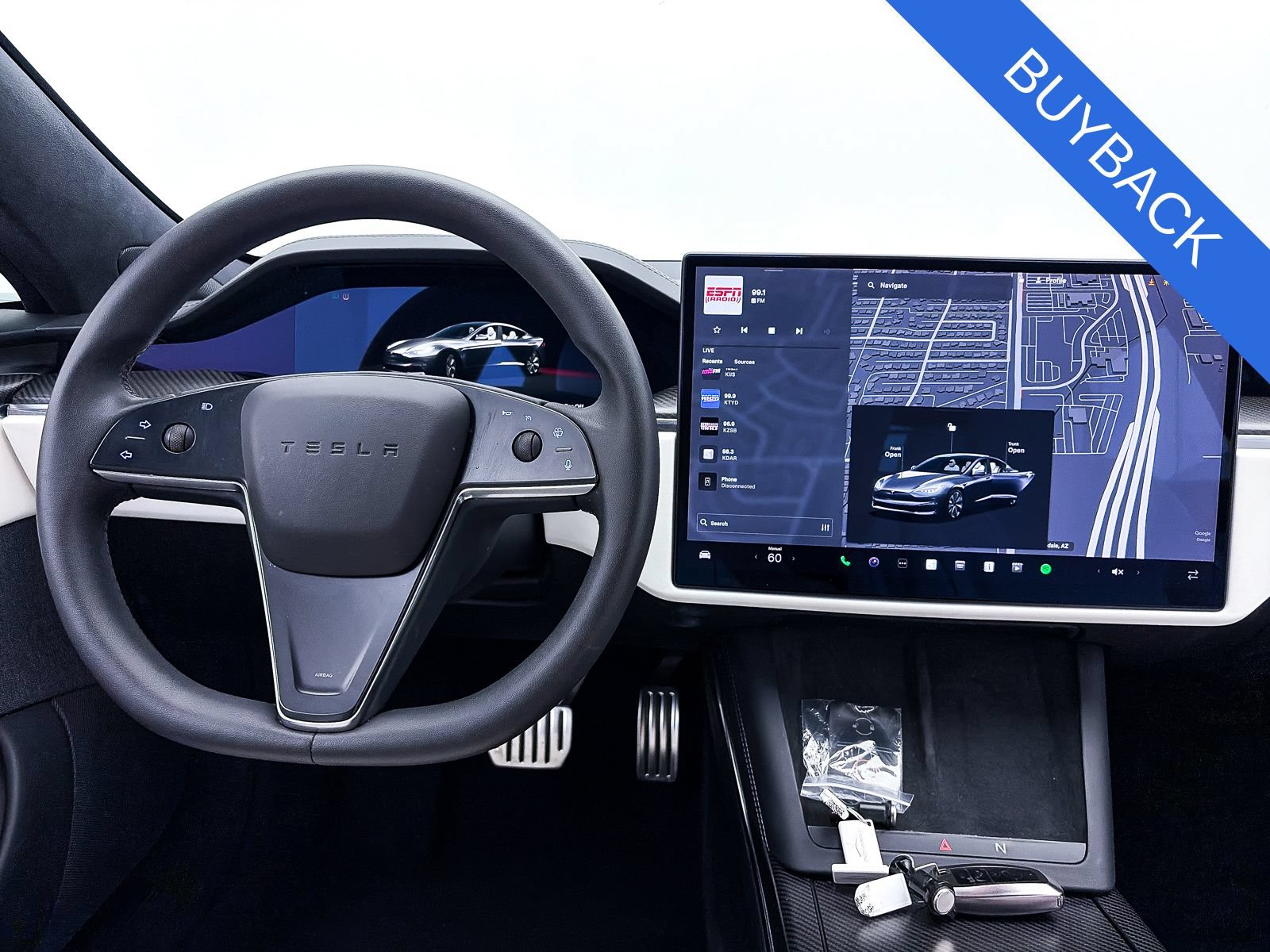 Used 2022 Tesla Model S Plaid AWD/4WD image 3